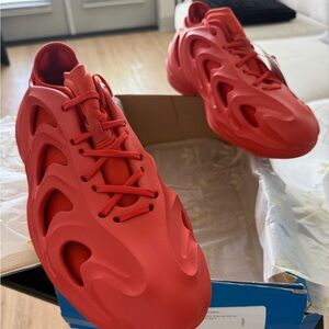 Adifom Q Adidas Men's Red Athletic Shoes